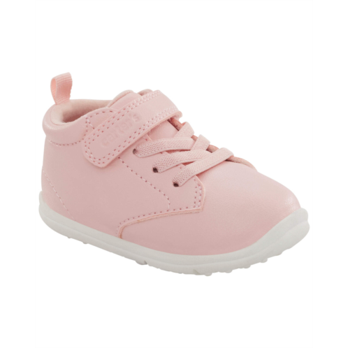 Carters Pink Baby Every Step High-Top Sneakers