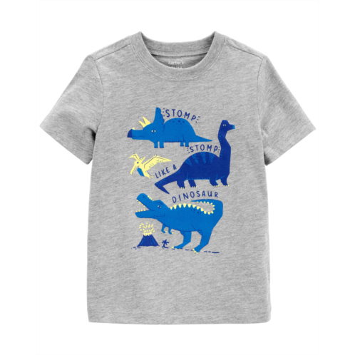 Carters Grey Toddler Dinosaur Graphic Tee