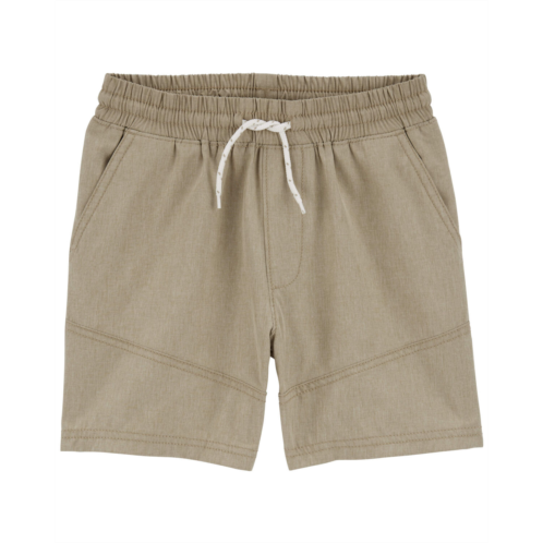 Carters Tan Kid Active Stretch Hybrid Shorts