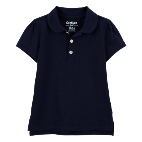 Carters Deep Navy Toddler Navy Pique Polo Shirt