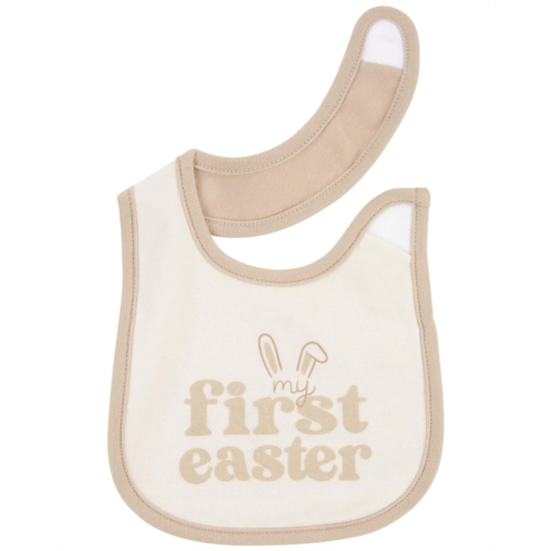 Carters Ivory Baby First Easter Teething Bib