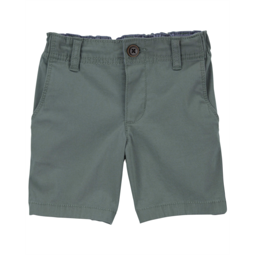 Carters Green Baby Stretch Chino Short