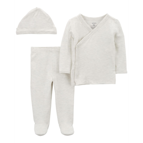 Carters Grey Baby 3-Piece PurelySoft Outfit