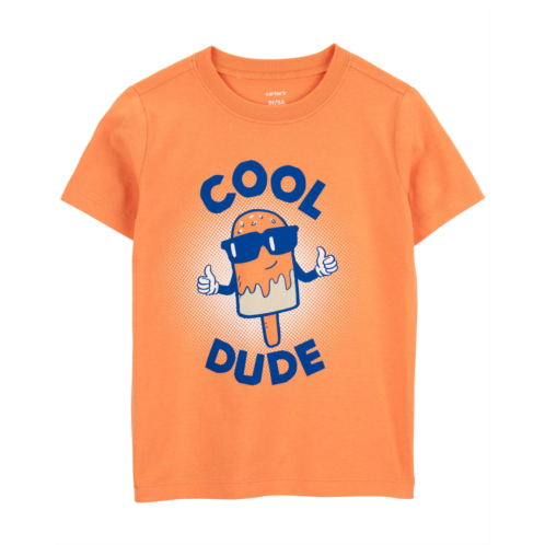 Carters Orange Toddler Popsicle Graphic Tee