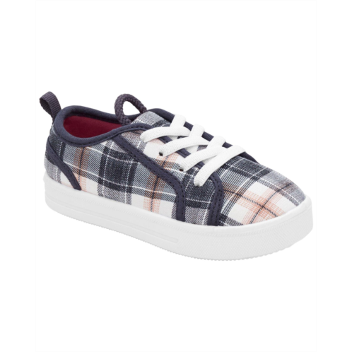Carters Plaid Toddler Plaid Canvas Sneakers