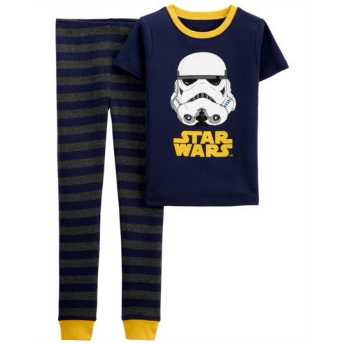 Carters Blue Kid 2-Piece Star Wars 100% Snug Fit Cotton Pajamas