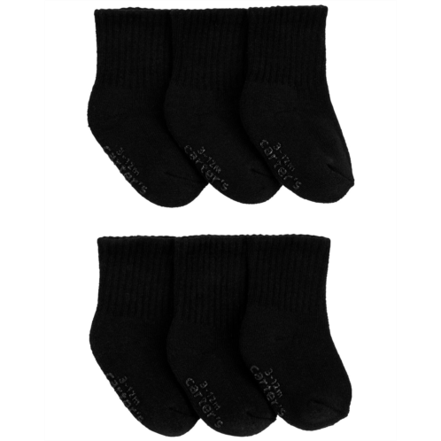 Carters Black 6-Pack Socks