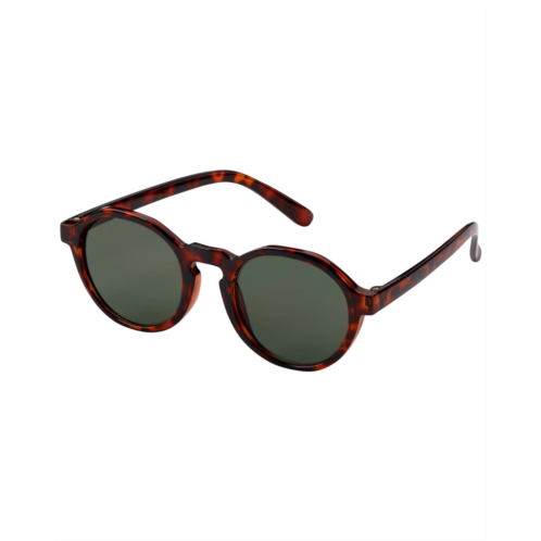 Carters Brown Tortoise Round Sunglasses