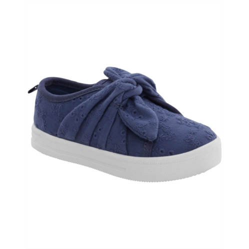 Carters Blue Toddler Eyelet Slip-On Shoes