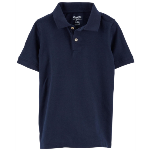 Carters Navy Kid Navy Polo Uniform Shirt
