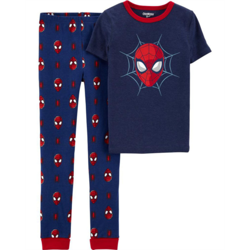 Oshkoshbgosh Heather Kid 2-Piece Spider-Man 100% Snug Fit Cotton Pajamas | oshkosh.com