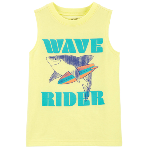 Carters Yellow Baby Wave Rider Graphic Tank