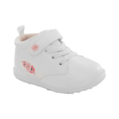Carters White Baby Every Step High-Top Sneakers