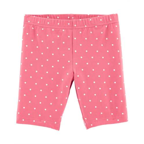 Carters Pink Kid Polka Dot Bike Shorts