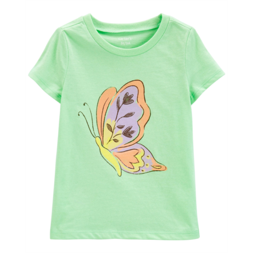 Carters Green Toddler Butterfly Graphic Tee