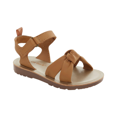 Carters Brown Toddler Slip-On Sandals