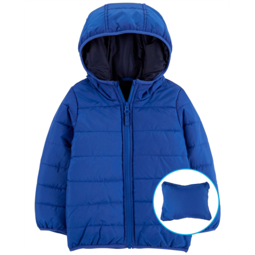 Carters Blue Toddler Packable Puffer Jacket