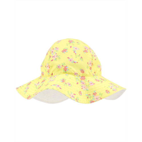 Carters Yellow/White Toddler Reversible Swim Hat