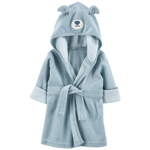 Carters Blue Baby Bear Hooded Terry Robe