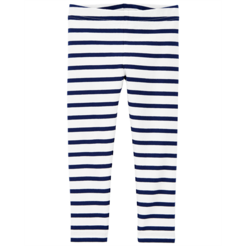 Carters Navy/White Toddler Striped Leggings