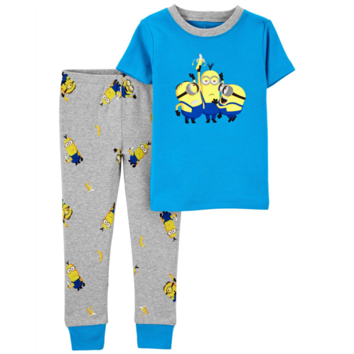 Carters Blue Toddler 2-Piece Minions 100% Snug Fit Cotton Pajamas