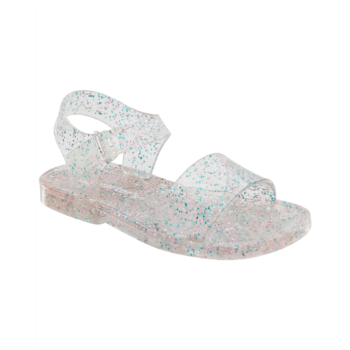 Carters Clear Toddler Glitter Jelly Sandals