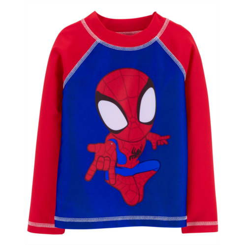 Carters Blue/Red Toddler Spider-Man Rashguard