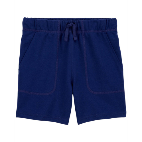 Oshkoshbgosh Navy Kid Pull-On Cotton Shorts | oshkosh.com