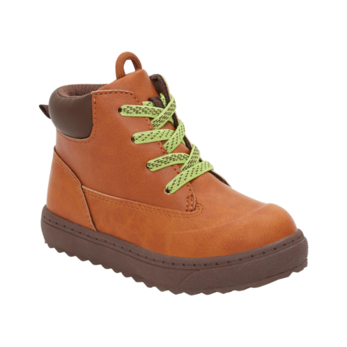 Carters Brown Toddler Larry Fashion Boots