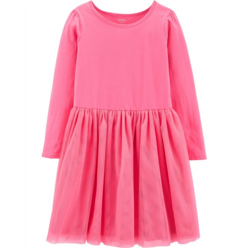 Carters Pink Kid Tutu Jersey Dress