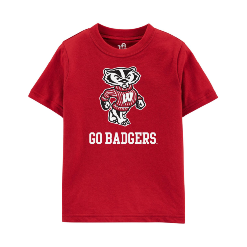 Carters Red Toddler NCAA Wisconsin Badgers TM Tee