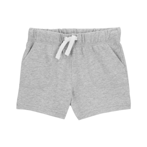 Oshkoshbgosh Grey Baby Pull-On Cotton Shorts | oshkosh.com