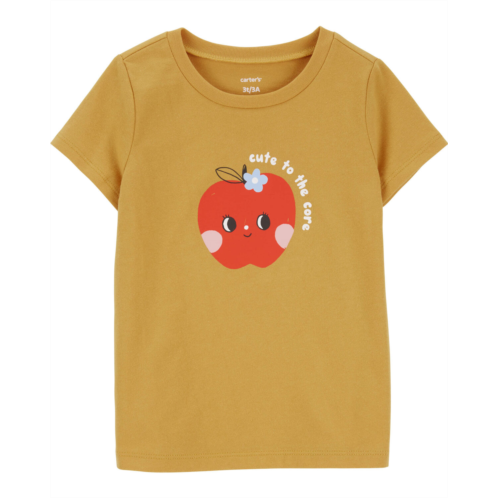 Carters Gold Toddler Cute to the Core Graphic Tee