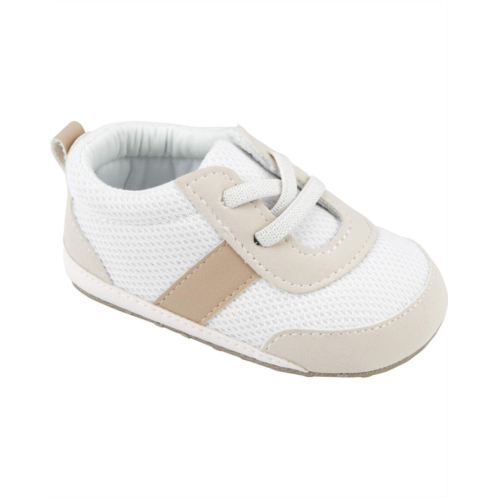 Carters Tan/White Baby Sneaker Shoes