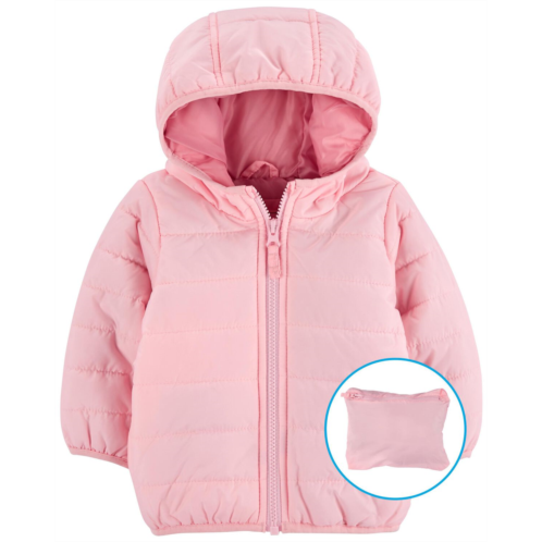 Oshkoshbgosh Pink Baby Packable Puffer Jacket | oshkosh.com