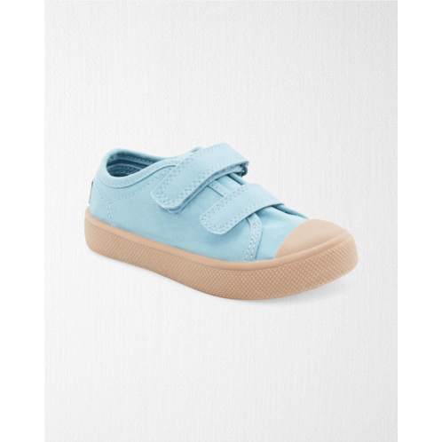 Carters Powder Blue Toddler Recycled Canvas Slip-On Sneakers