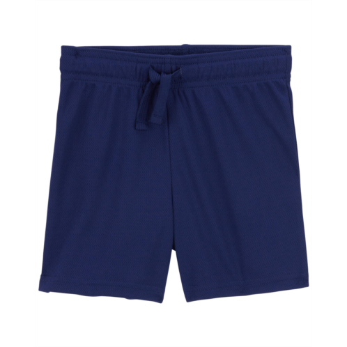 Carters Navy Toddler Athletic Mesh Shorts