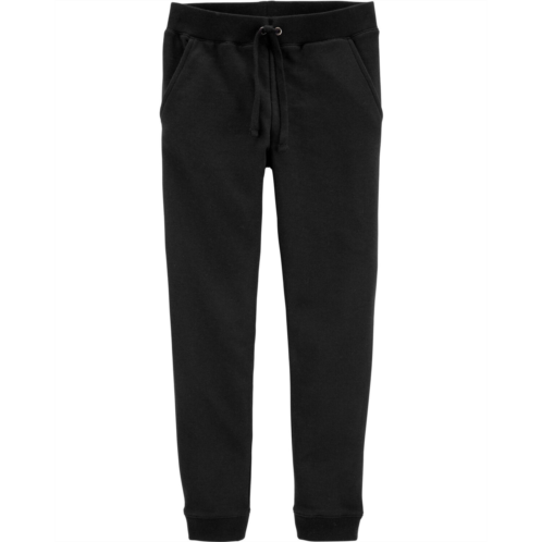 Carters Black Kid Pull-On French Terry Joggers