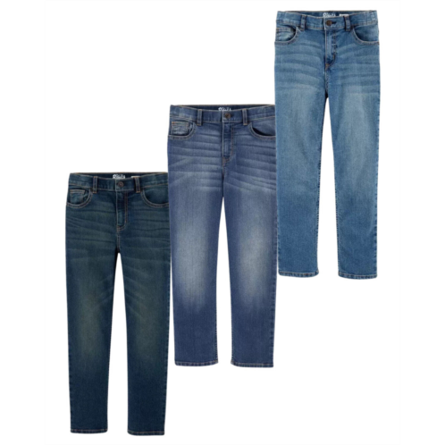 Oshkoshbgosh Bundle Kid 3-Pack Multi-Wash Straight-Leg Jeans Set | oshkosh.com
