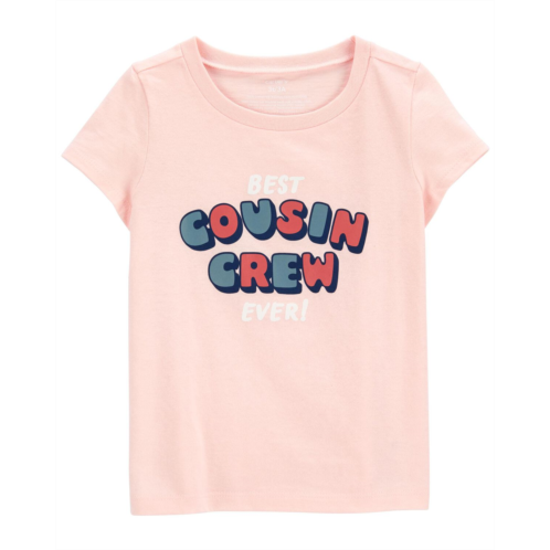 Carters Pink Toddler Best Cousin Crew Ever Graphic Tee