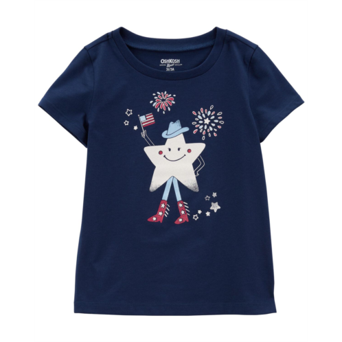 Carters Navy Toddler Star USA Graphic Tee