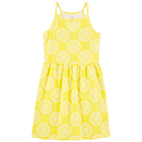 Carters Yellow Kid Lemon Tank Dress