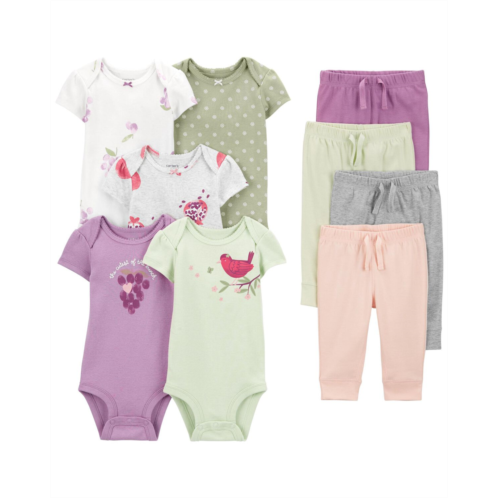 Carters Multi Baby 9-Piece Bodysuits & Pants Set