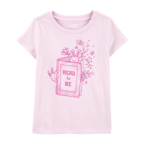 Carters Pink Toddler Read to Me Graphic Tee