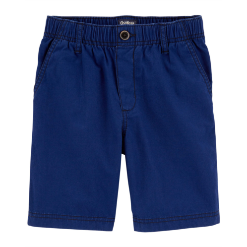 Carters Blue Kid Stretch Chino Short