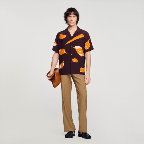 Sandro Seashell pattern shirt