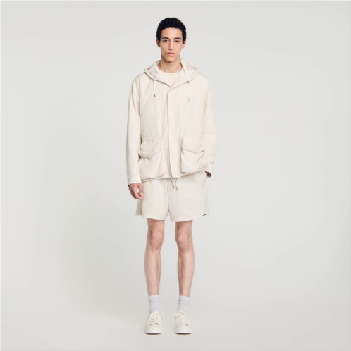 Sandro Hooded windbreaker