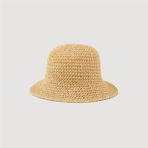 Sandro Crochet-Effect Bucket Hat