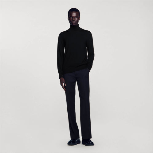 Sandro Roll neck wool sweater