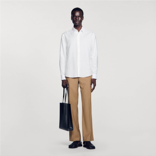 Sandro Cotton and linen shirt